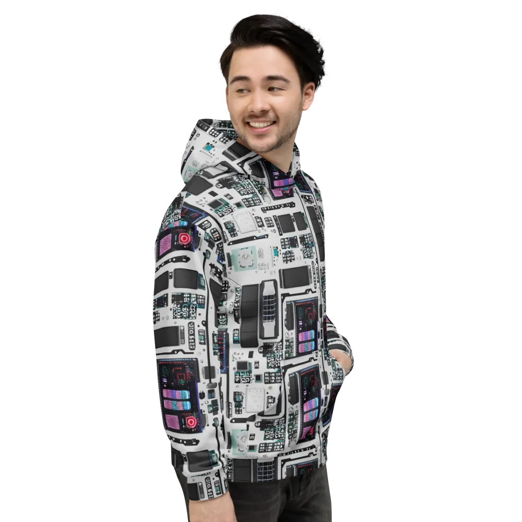 Wired Wonders on Hoodie — Right
