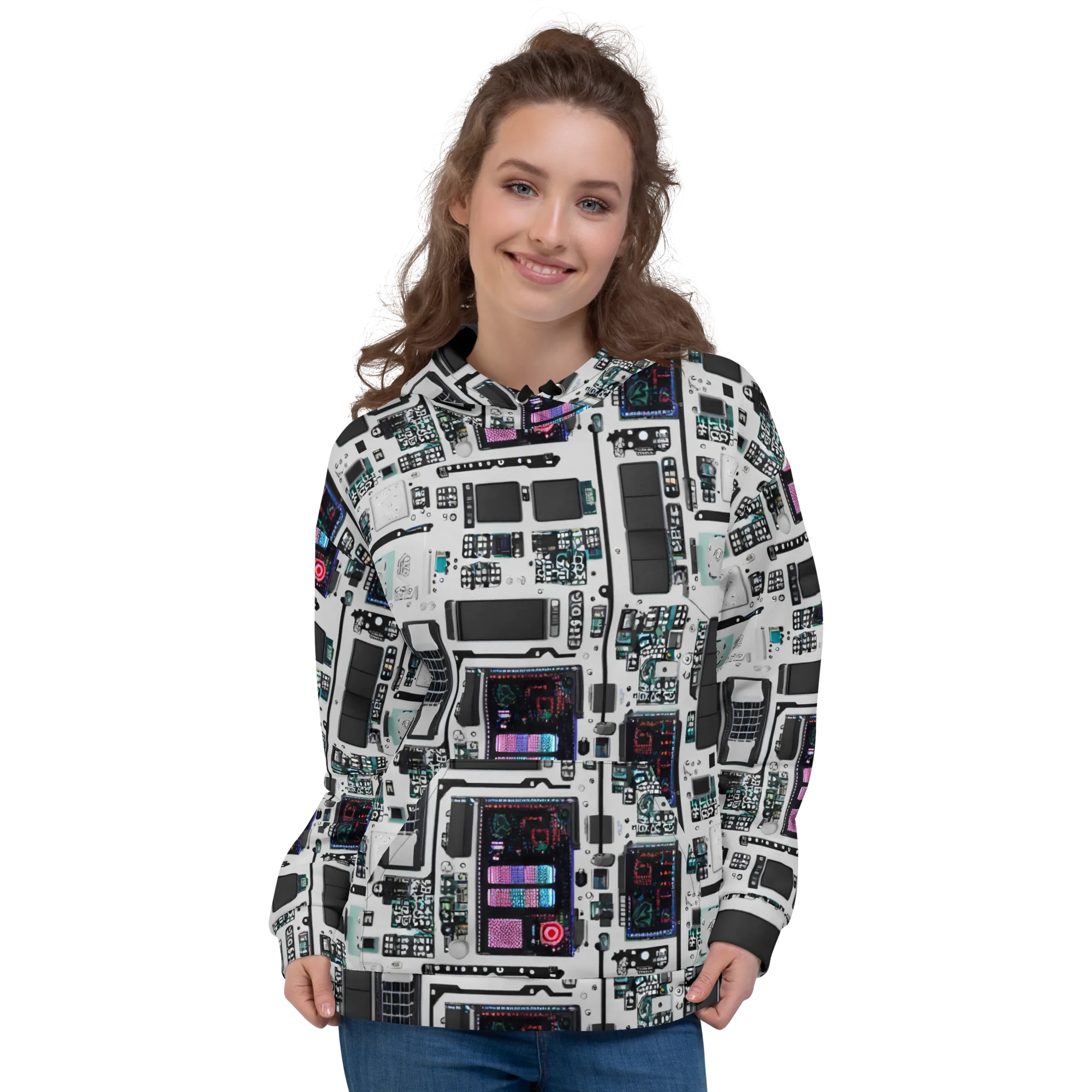 Wired Wonders on Hoodie — Front