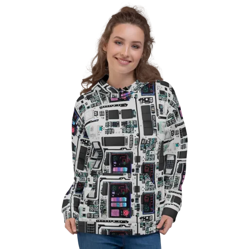 Wired Wonders on a Hoodie