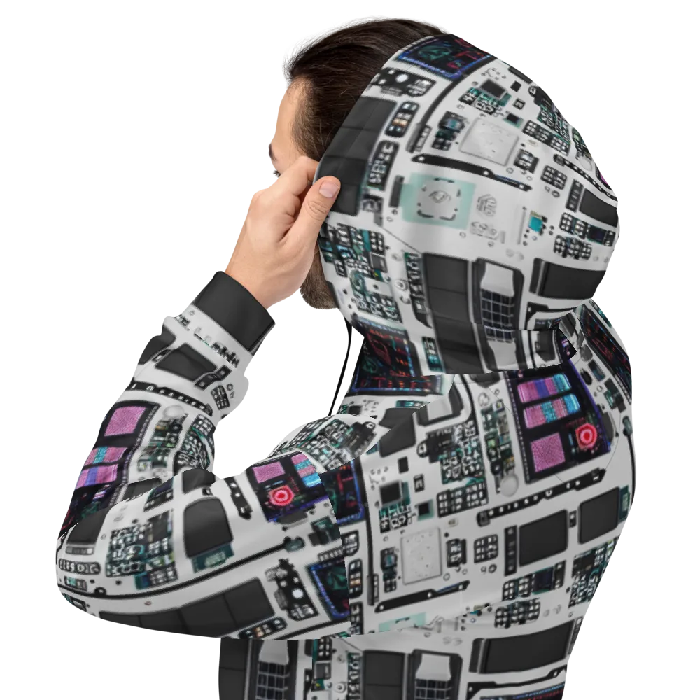 Wired Wonders on Hoodie — Back