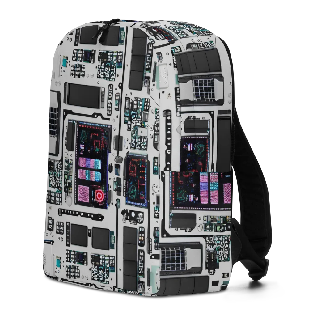 Wired Wonders on Minimalist Backpack — Left