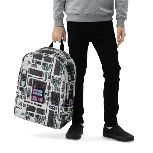 Wired Wonders on a Minimalist Backpack