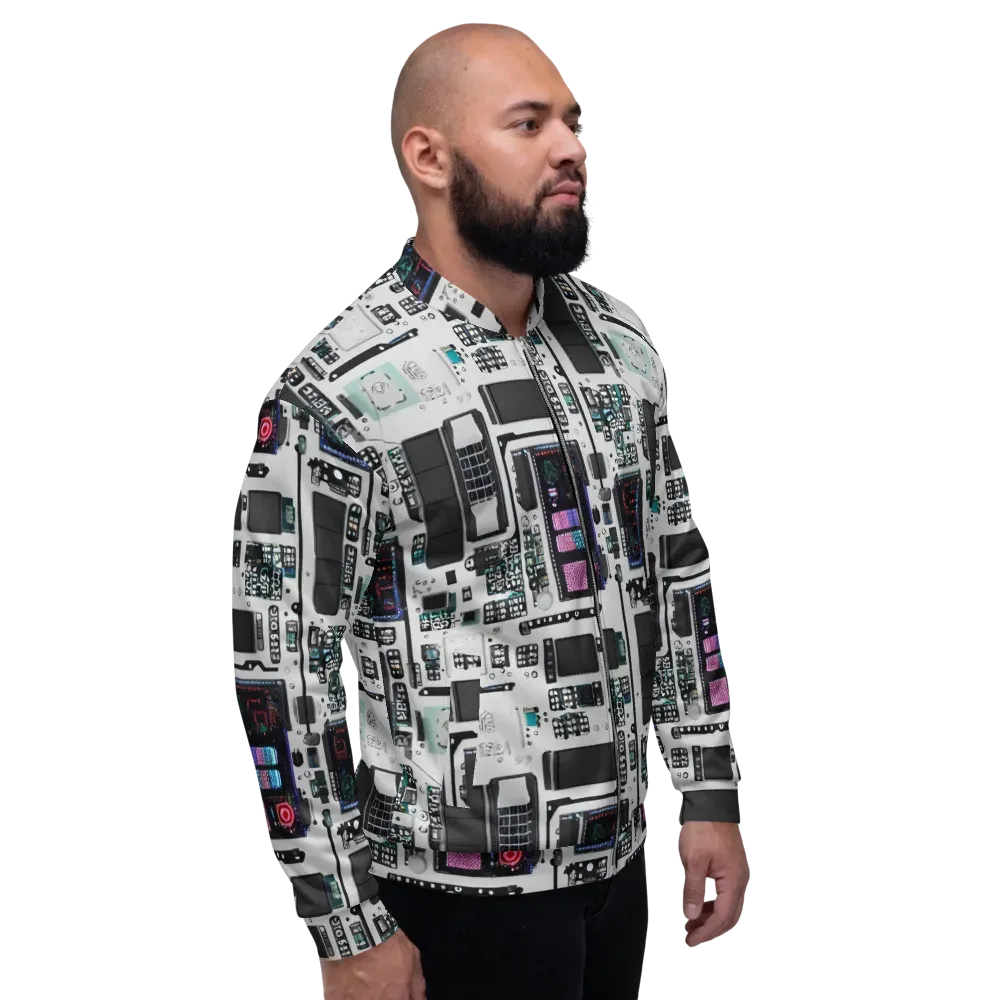 Wired Wonders on Bomber Jacket — Right