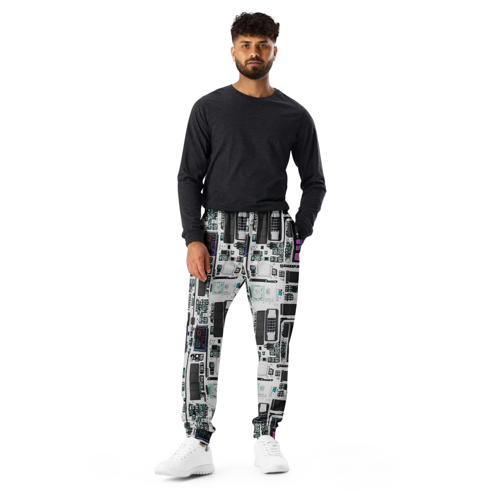 Wired Wonders on Men's Joggers — Front