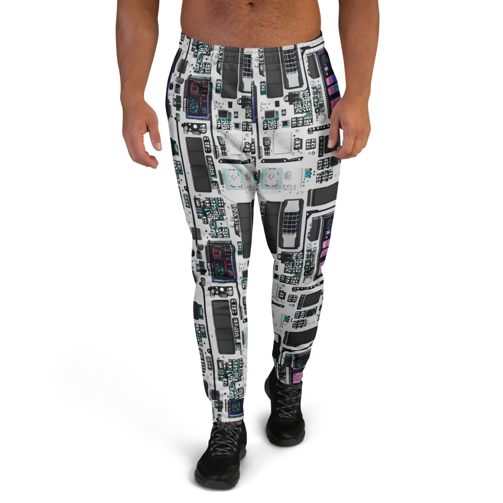 Wired Wonders on Men's Joggers — Front