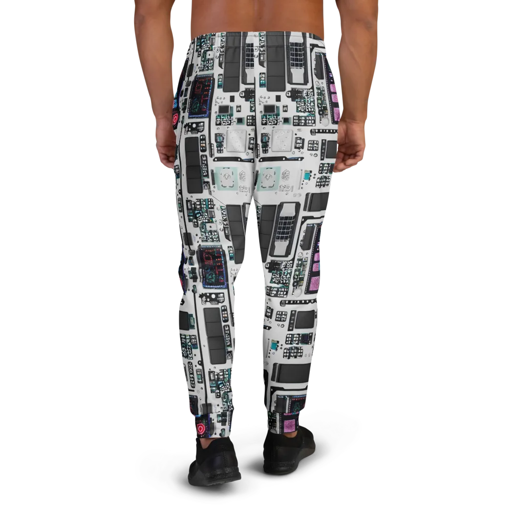 Wired Wonders on Men's Joggers — Back