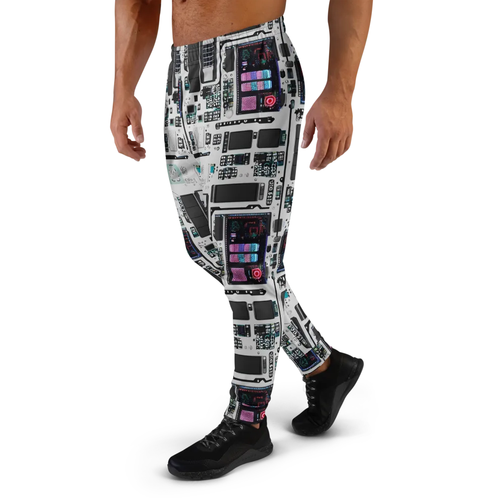 Wired Wonders on Men's Joggers — Left