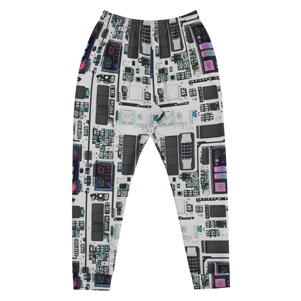 Wired Wonders on Men's Joggers — Front