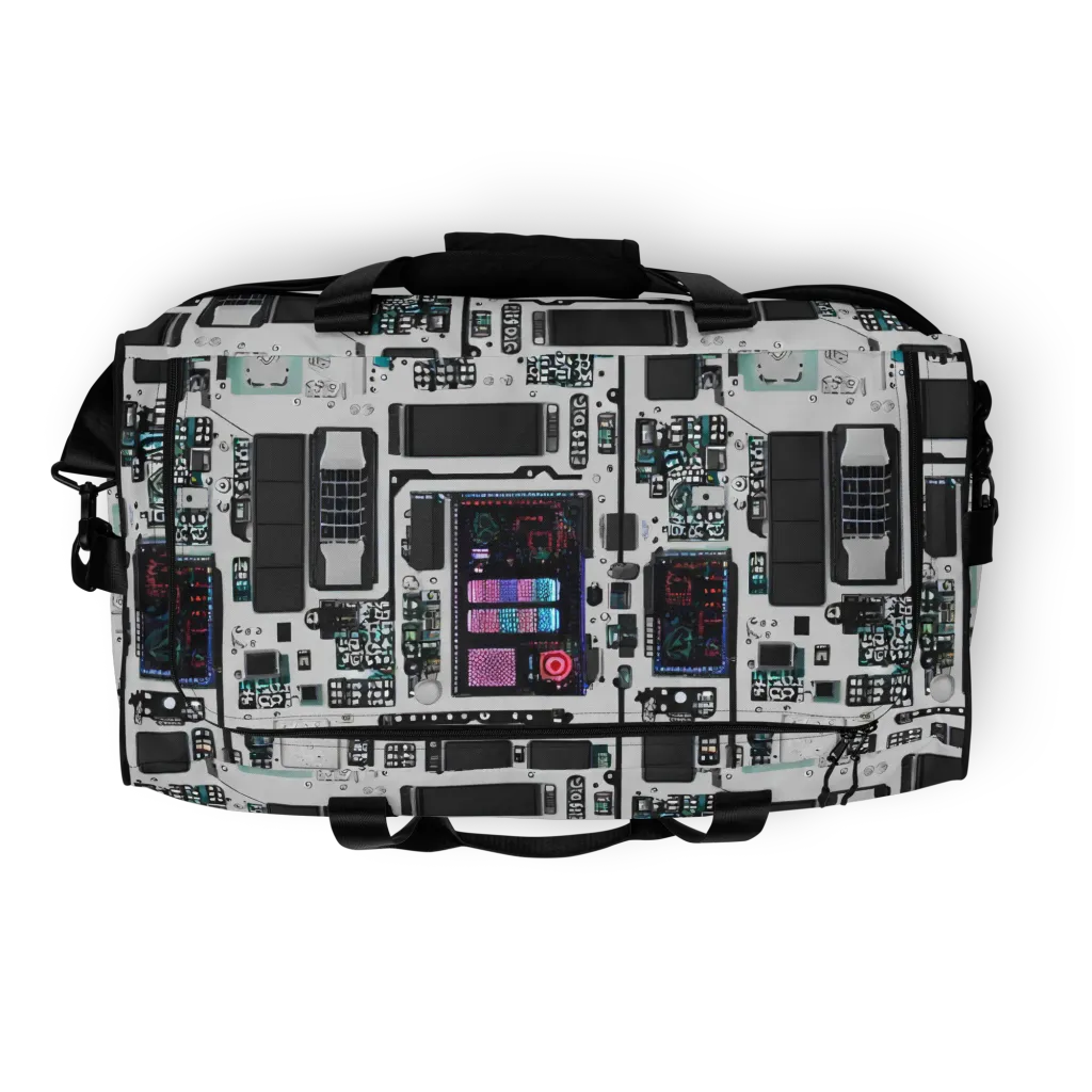 Wired Wonders on Duffle Bag — Top