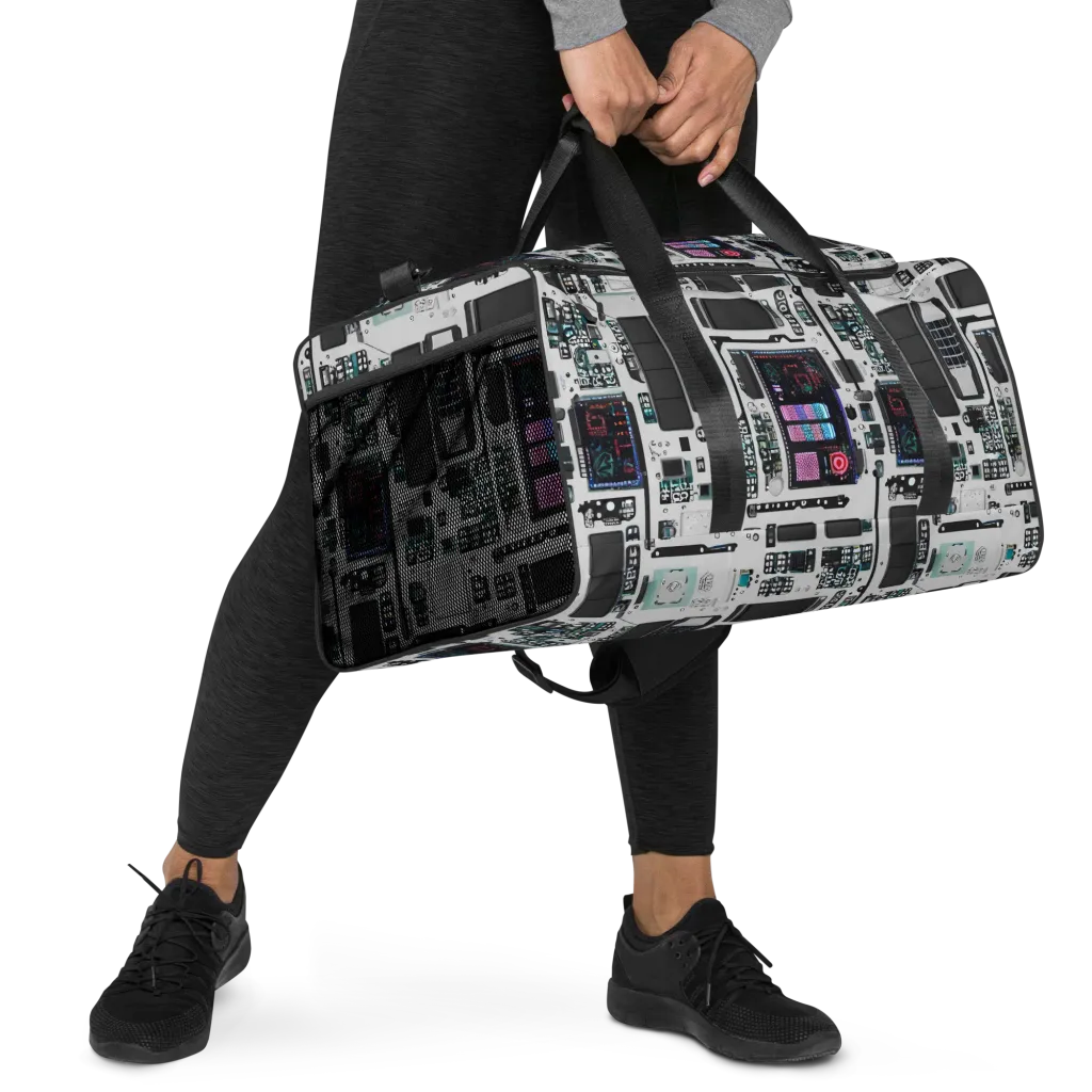 Wired Wonders on Duffle Bag — Right Front