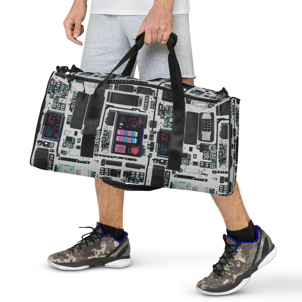 Wired Wonders on Duffle Bag — Front