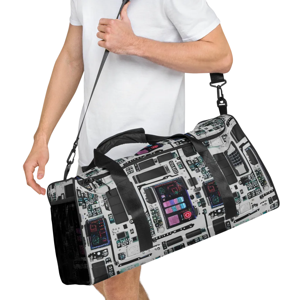 Wired Wonders on Duffle Bag — Right Front