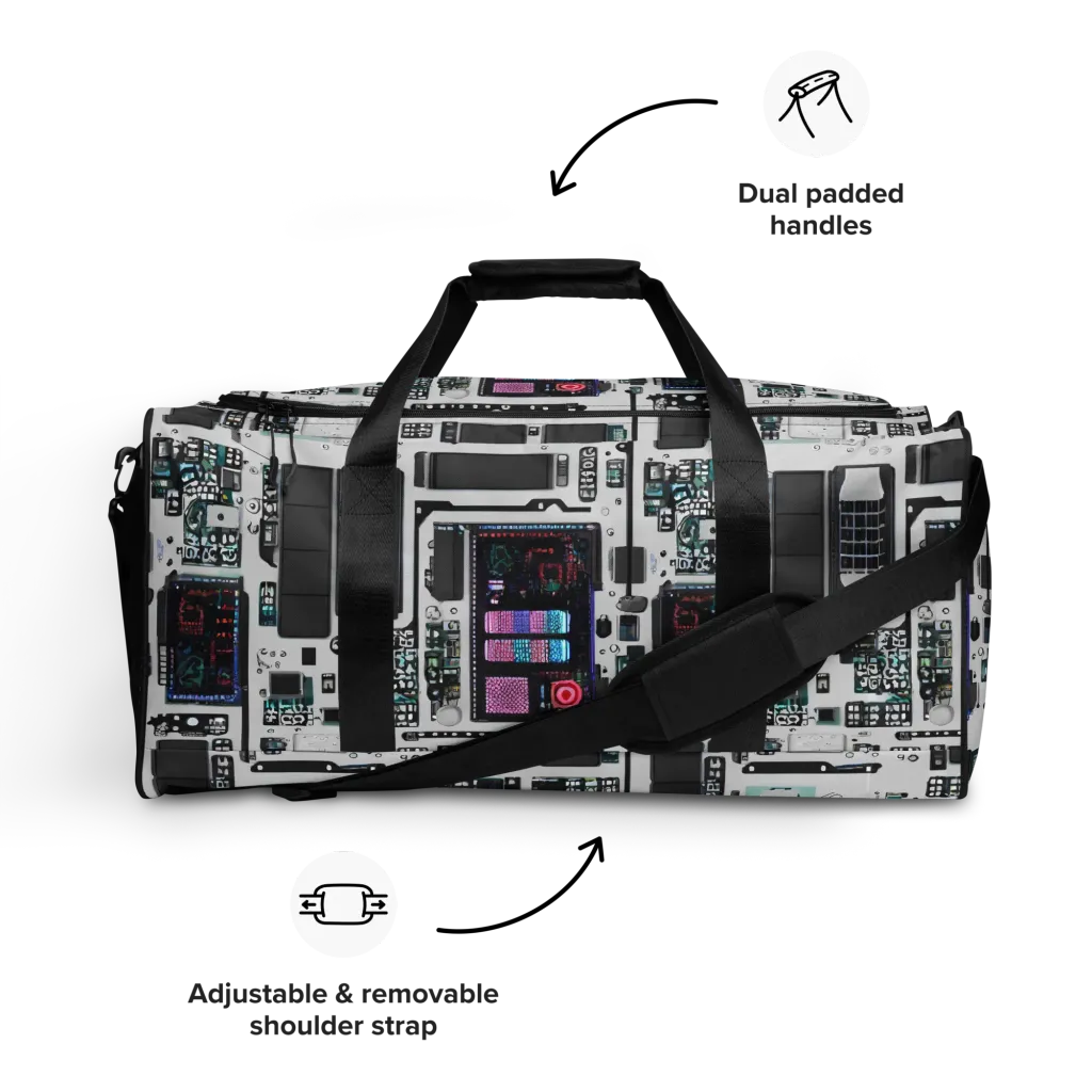 Wired Wonders on Duffle Bag — Front