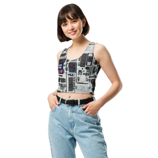 Wired Wonders on a Crop Top