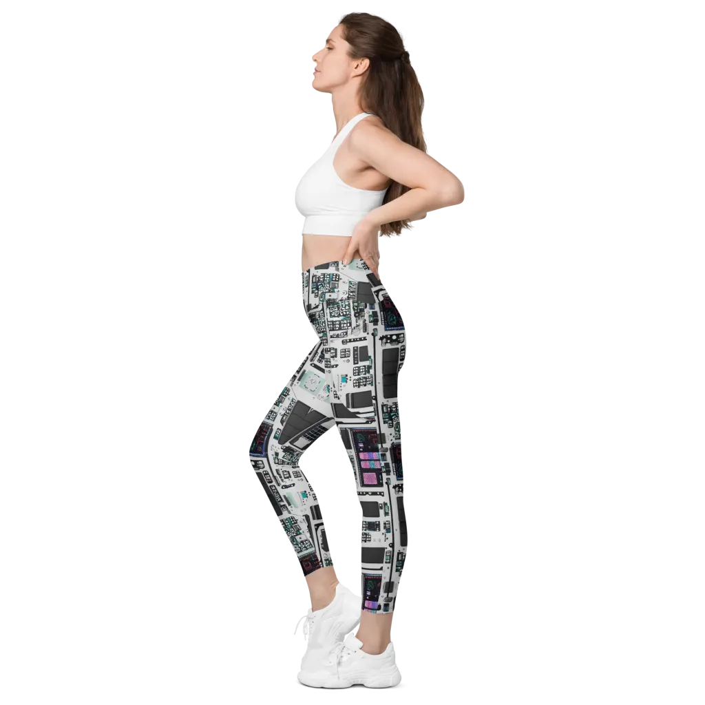 Wired Wonders on Leggings with Pockets — Left