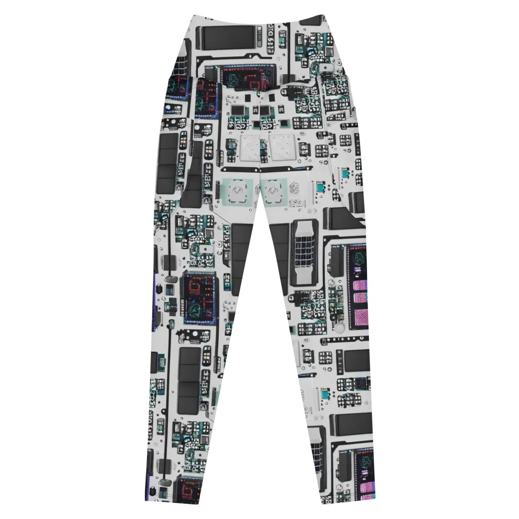 Wired Wonders on Leggings with Pockets — Front