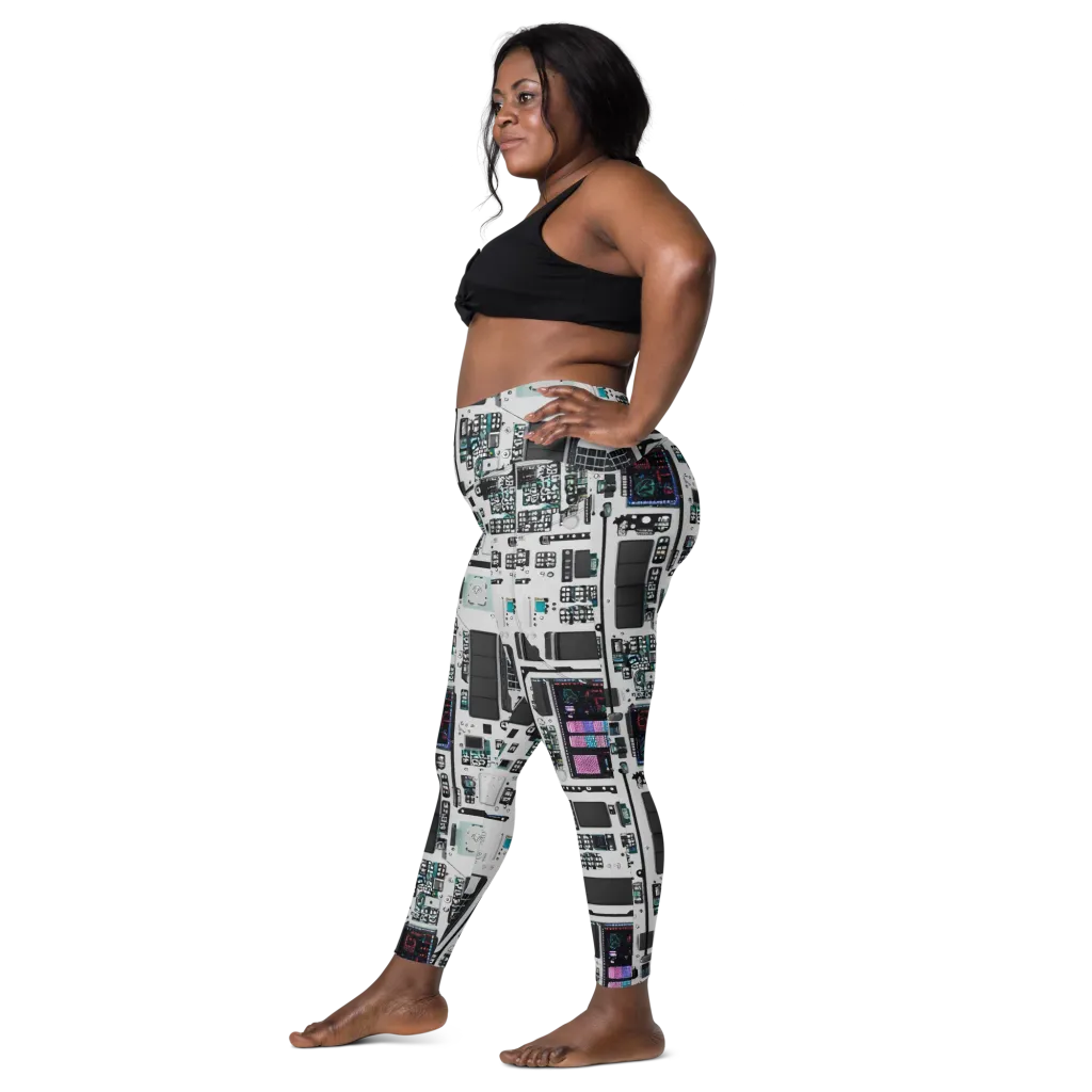 Wired Wonders on Leggings with Pockets — Left