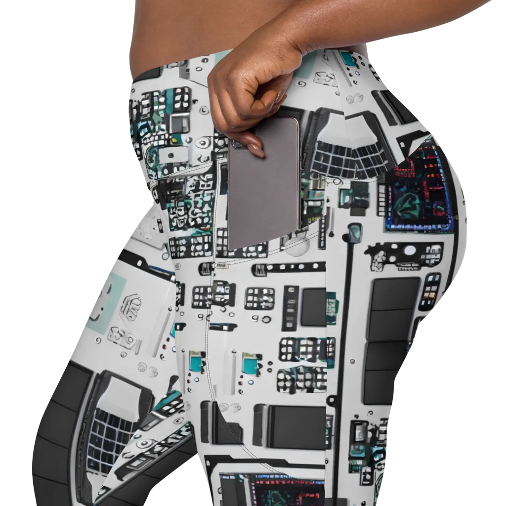 Wired Wonders on Leggings with Pockets — Product details 2