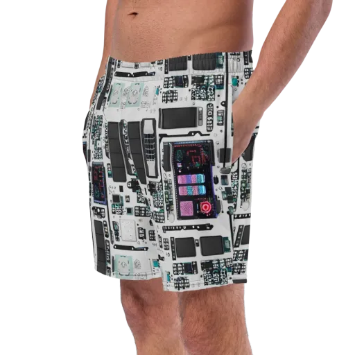 Wired Wonders on a Swim Trunks