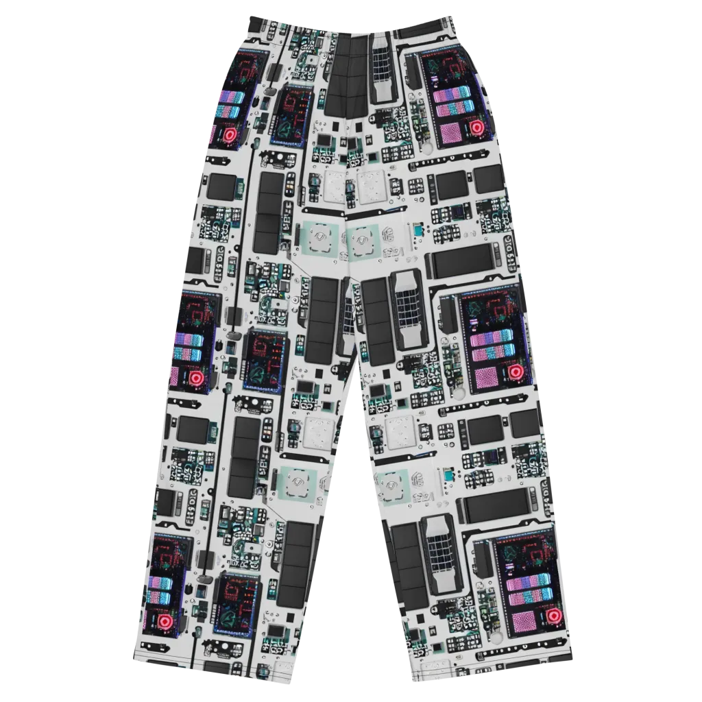 Wired Wonders on Wide-Leg Pants — Front
