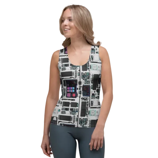 Wired Wonders on a Women's Tank Top