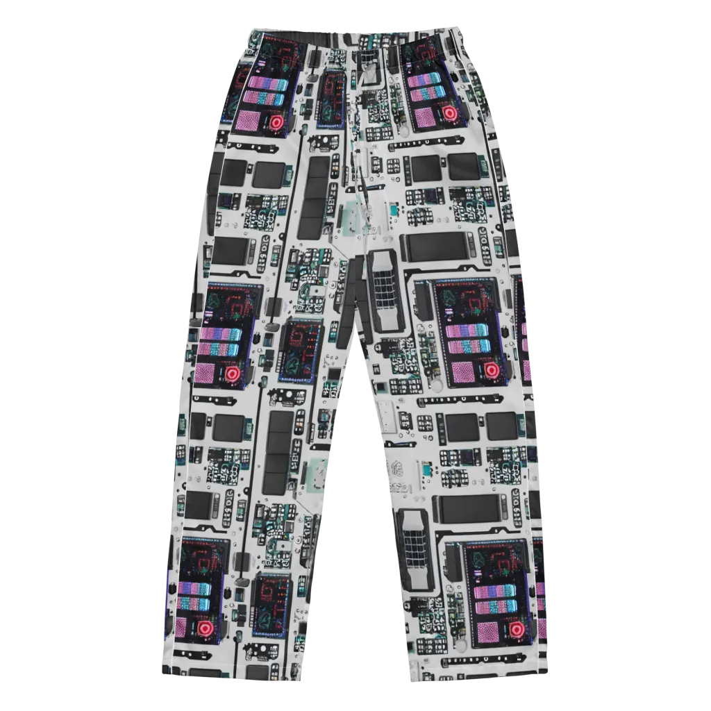 Wired Wonders on Women's Pajama Pants — Front