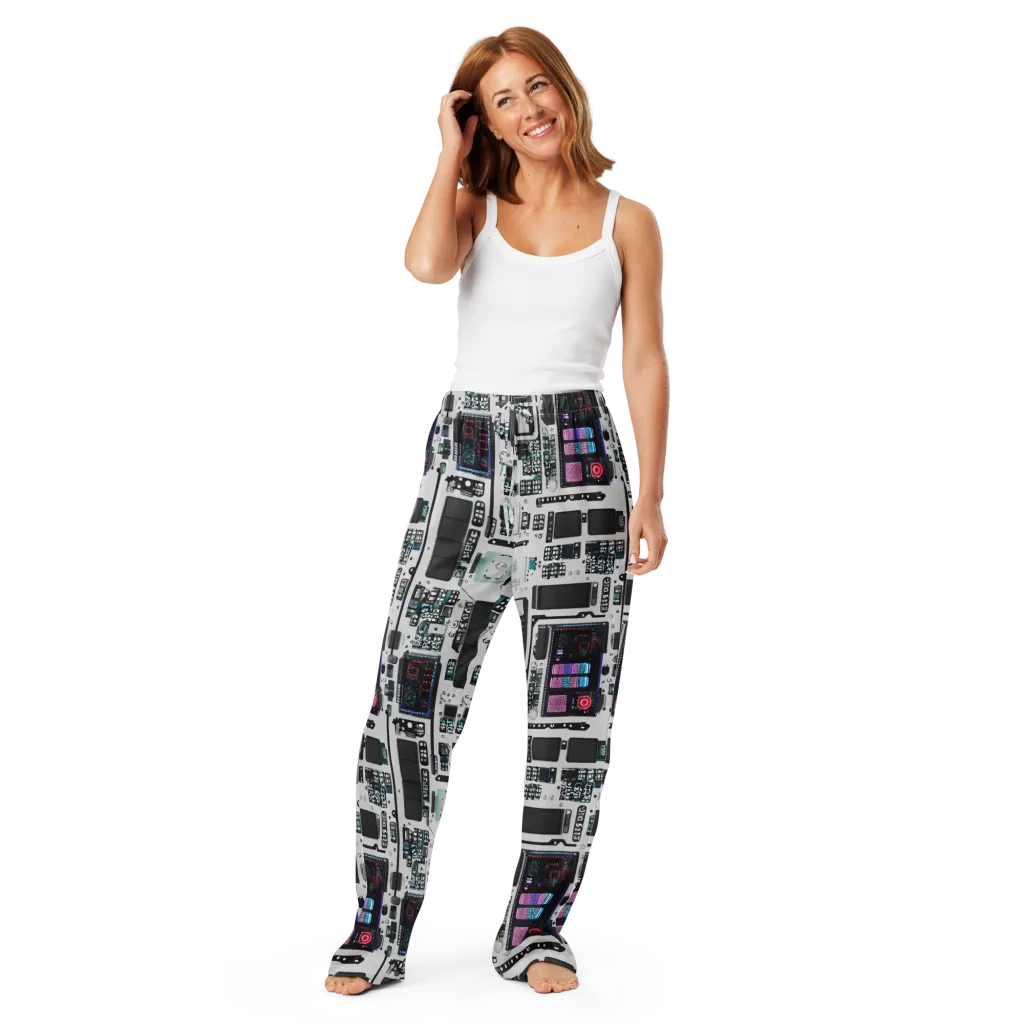 Wired Wonders on Women's Pajama Pants — Front