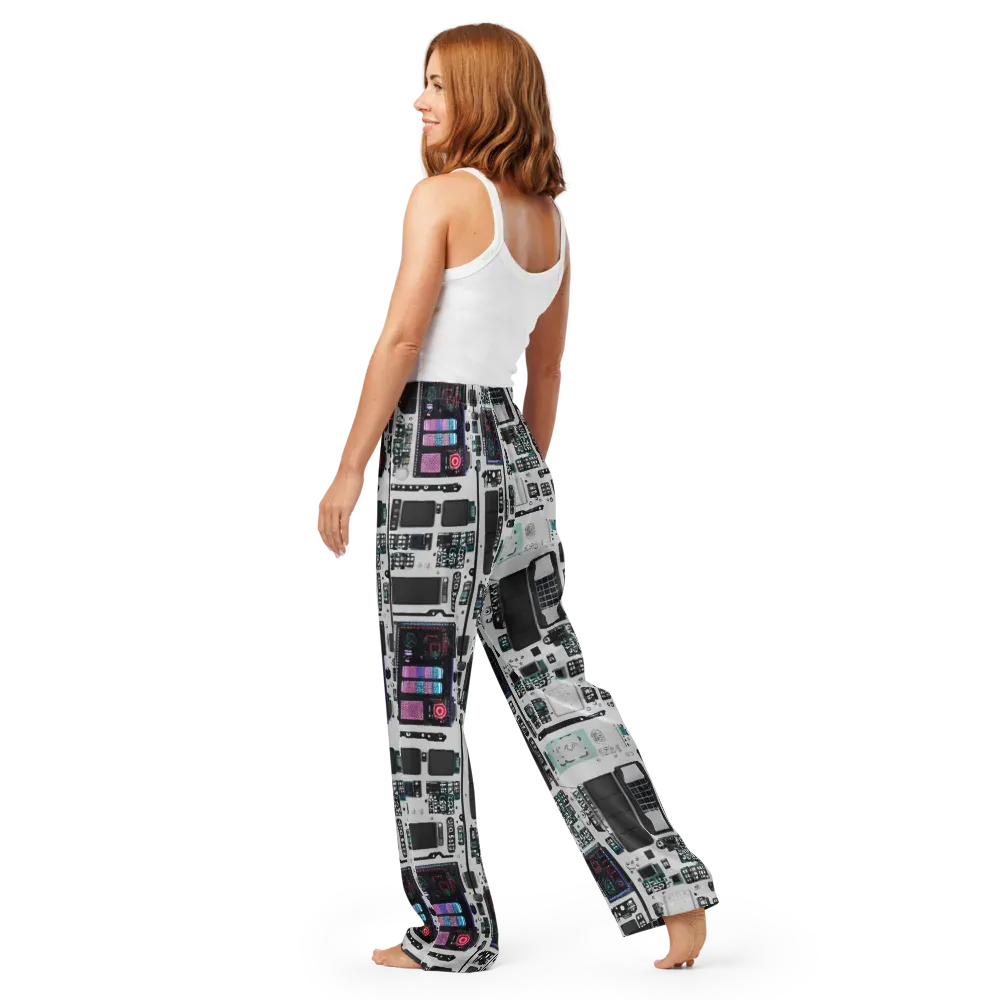 Wired Wonders on Women's Pajama Pants — Back