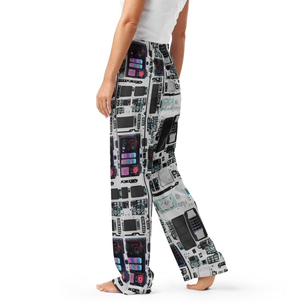 Wired Wonders on Women's Pajama Pants — Left