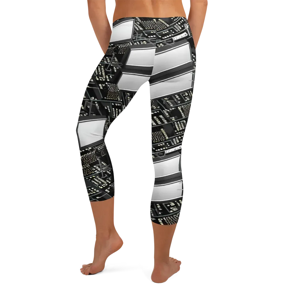 Electro Essence on Capri Leggings — Back