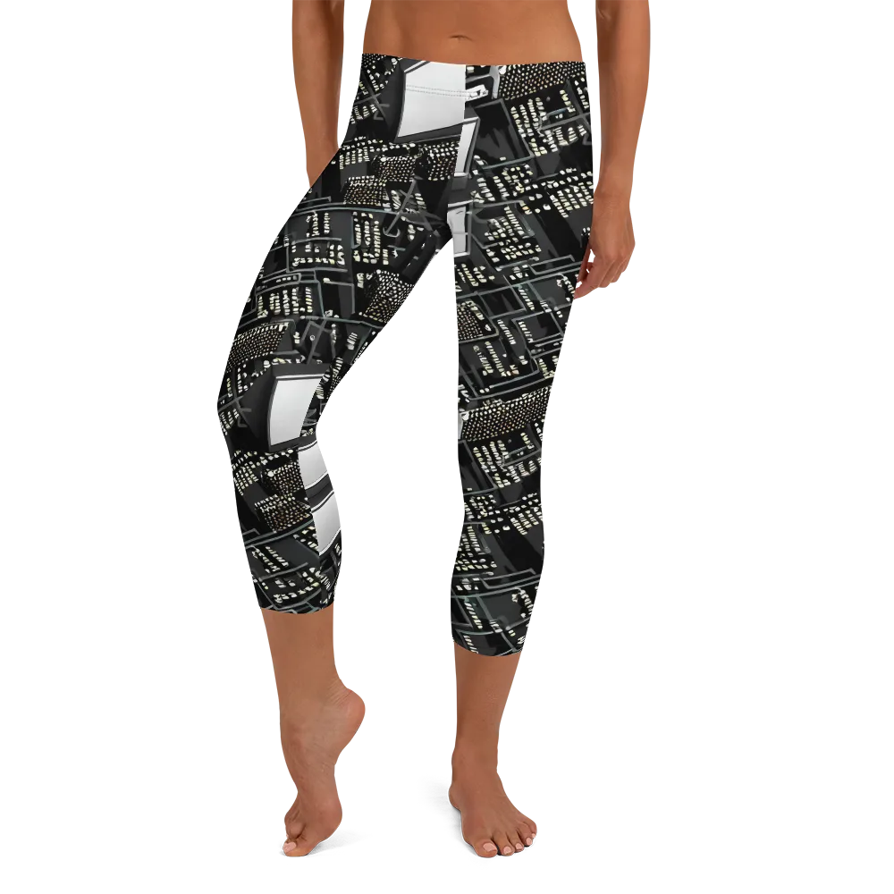Electro Essence on Capri Leggings — Front