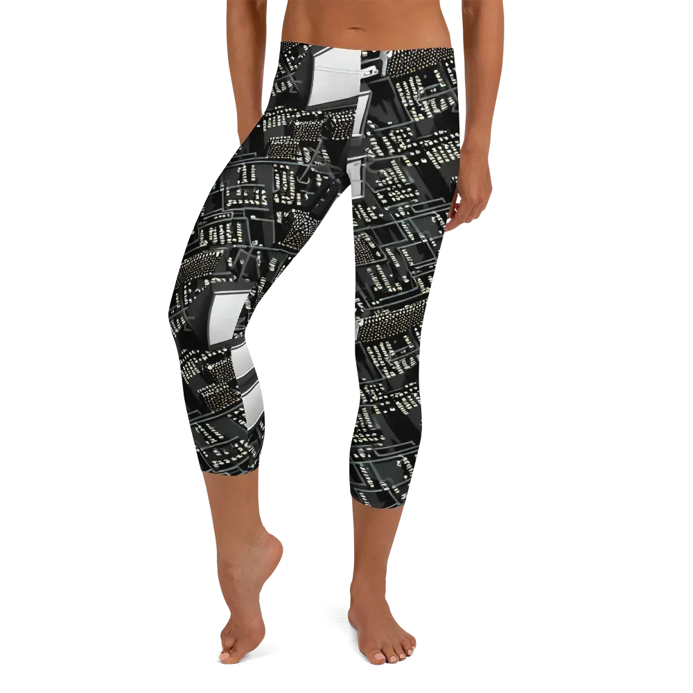 Electro Essence on Capri Leggings — Front
