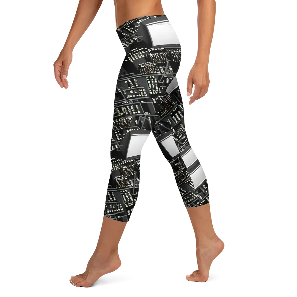 Electro Essence on Capri Leggings — Left