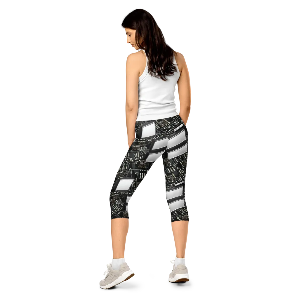Electro Essence on Capri Leggings — Back