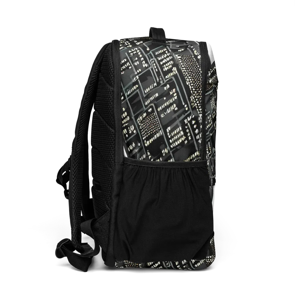 Electro Essence on Utility Backpack — Right