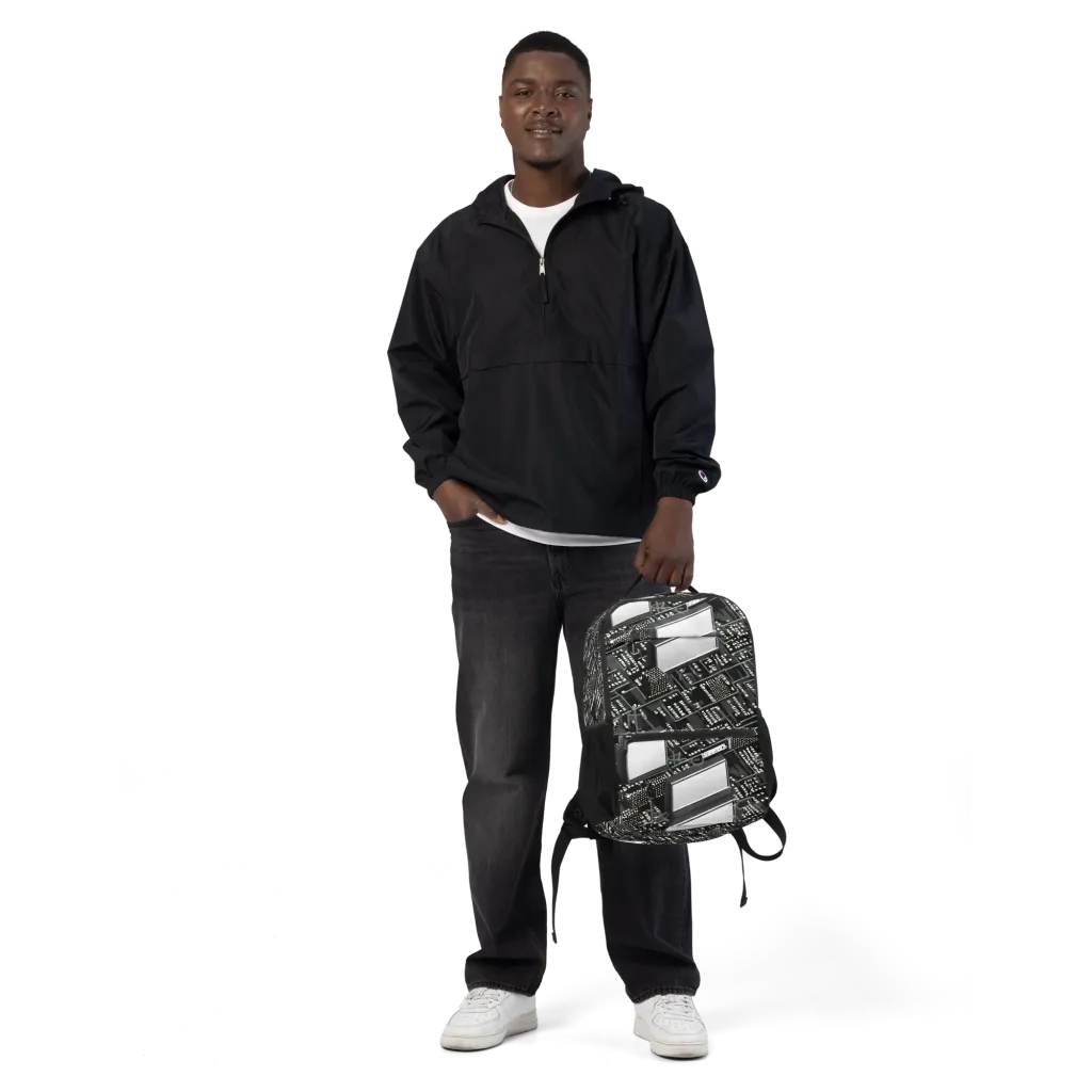 Electro Essence on Utility Backpack — Front