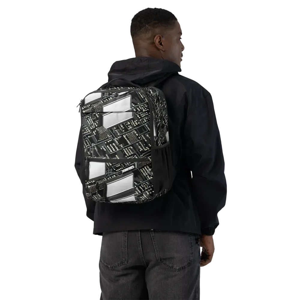 Electro Essence on Utility Backpack — Back