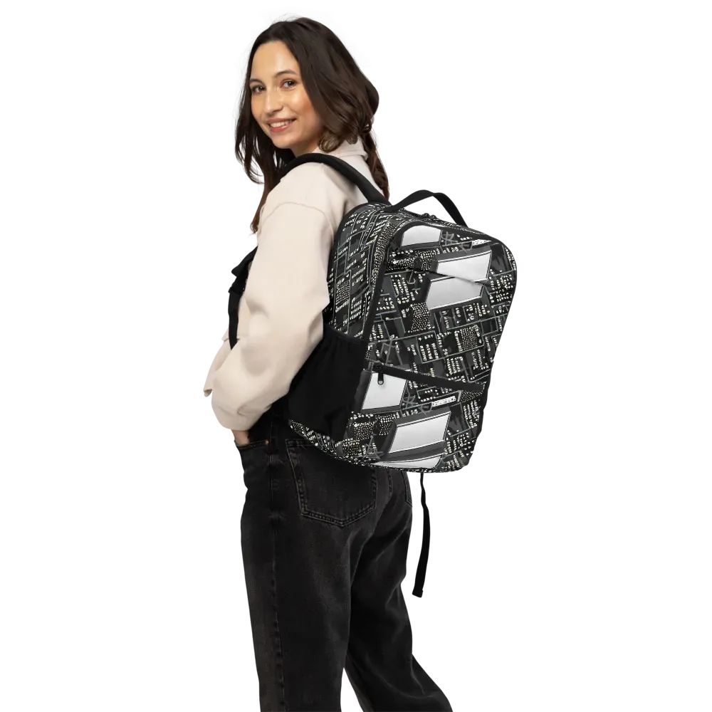 Electro Essence on Utility Backpack — Back