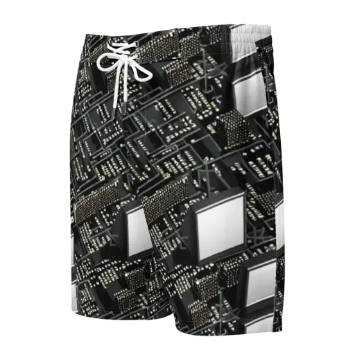 Electro Essence on a Men's Board Shorts