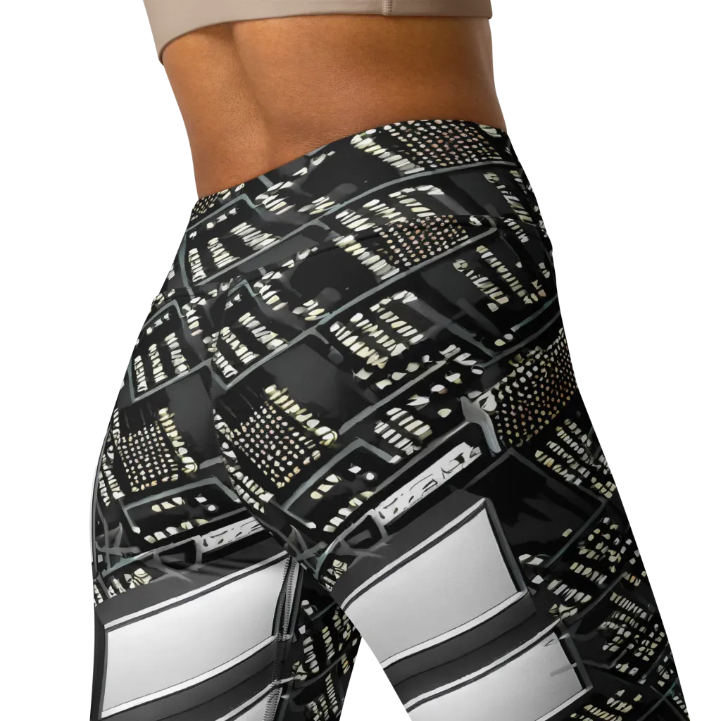 Electro Essence on Yoga Leggings — Back