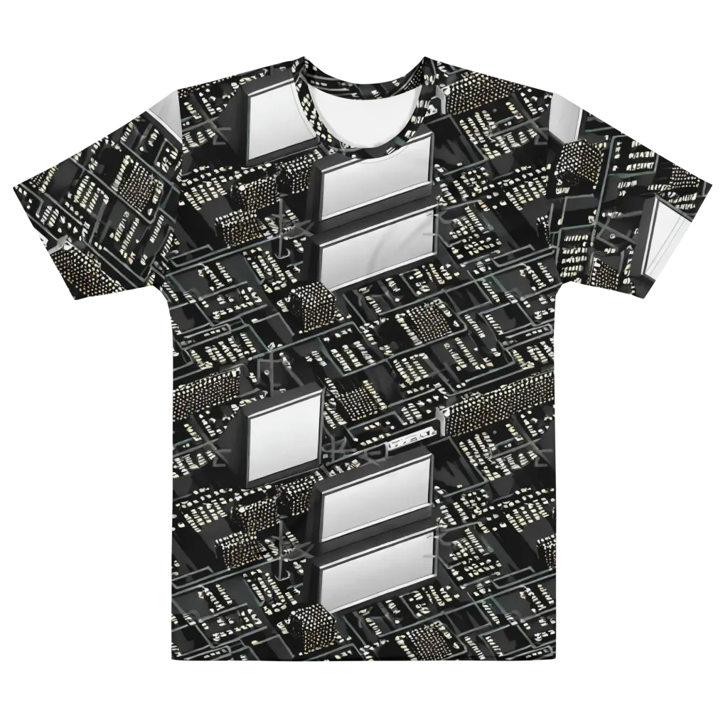 Electro Essence on Men's Crew Neck T-Shirt — Front