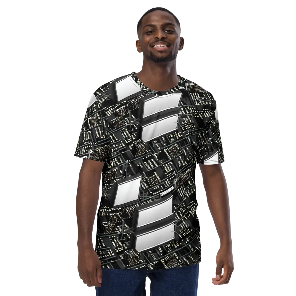 Electro Essence on Men's Crew Neck T-Shirt — Front