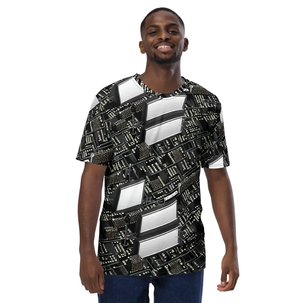 Electro Essence on Men's Crew Neck T-Shirt — Front