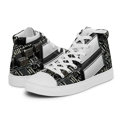 Electro Essence on a Men's High Top Canvas Shoes