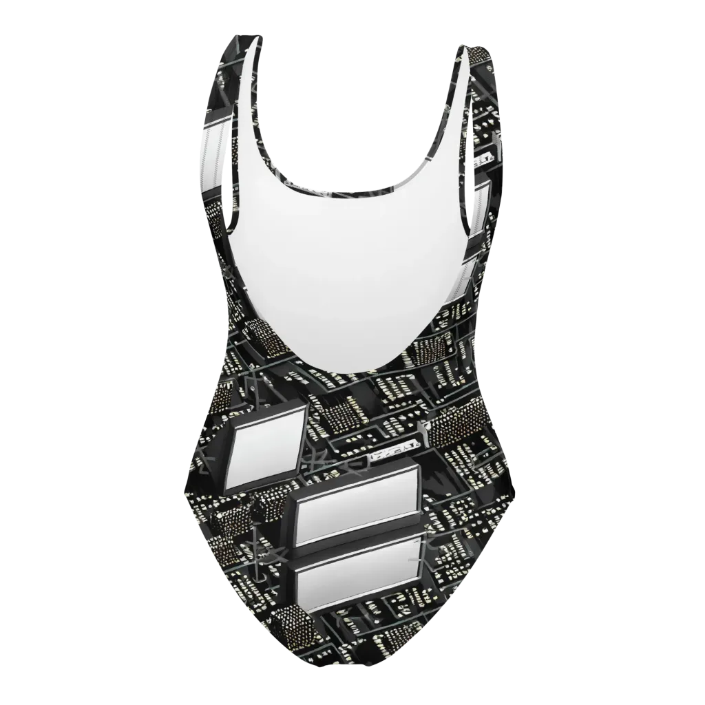 Electro Essence on One-Piece Swimsuit — Back