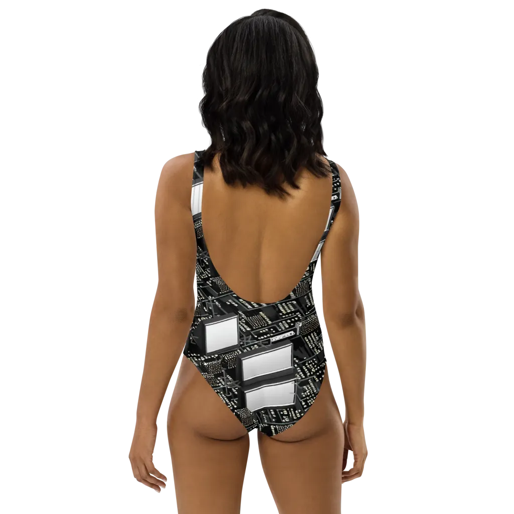 Electro Essence on One-Piece Swimsuit — Back