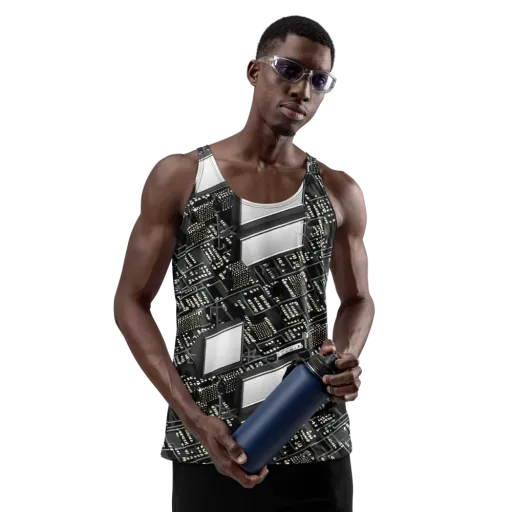 Electro Essence on a Men's Tank Top