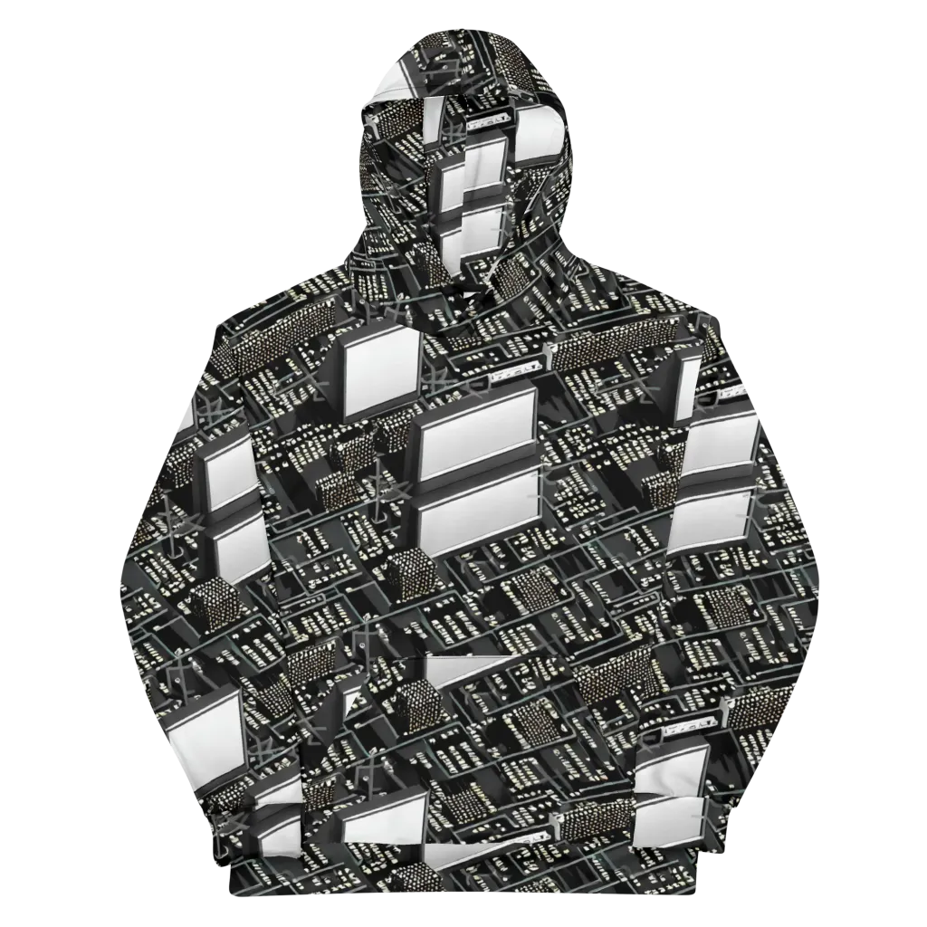Electro Essence on Cotton Hoodie — Front