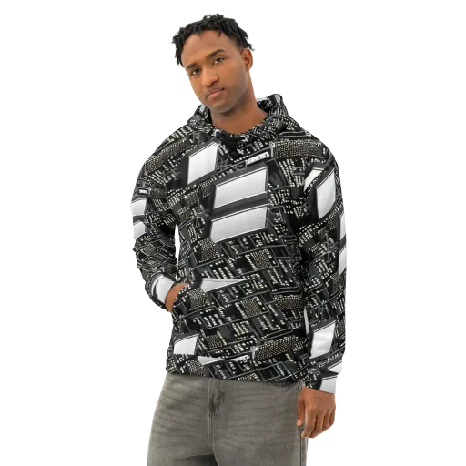 Electro Essence on a Cotton Hoodie