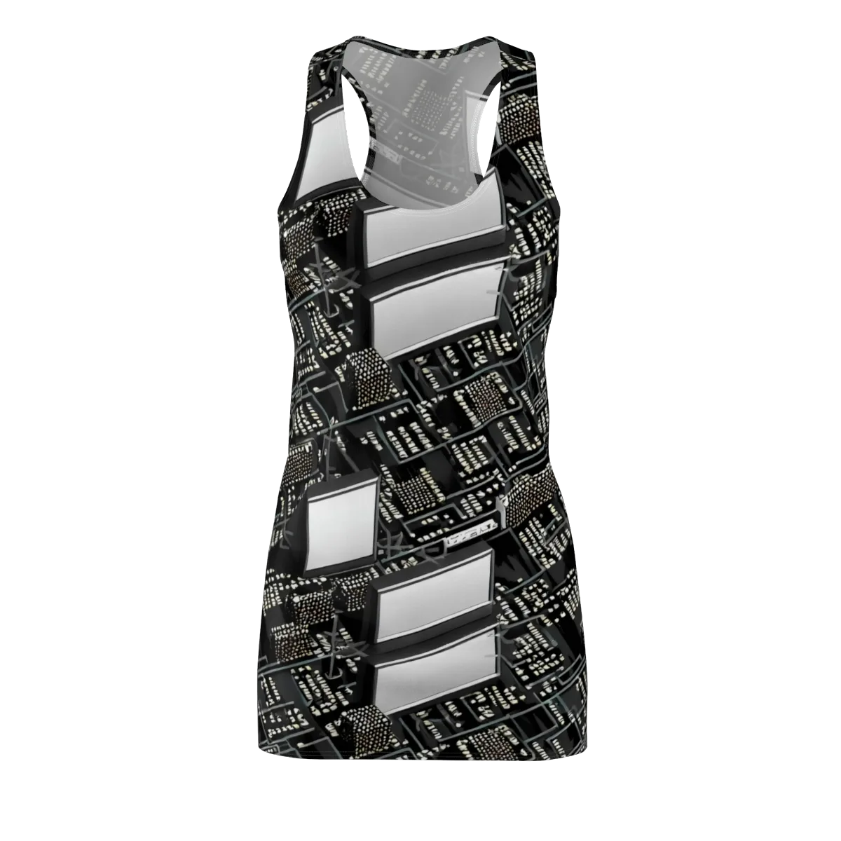 Electro Essence on Racerback Dress — Front
